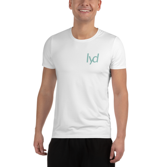 Lyd on Chest Men's Athletic T-shirt